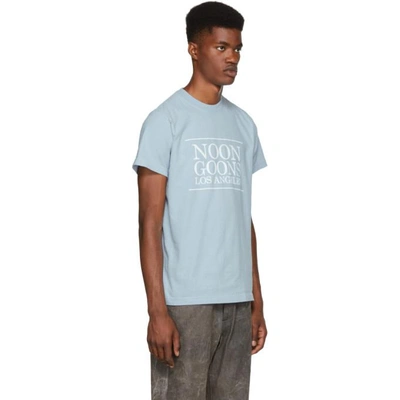 Shop Noon Goons Blue Los Angeles T-shirt In Sky Blue