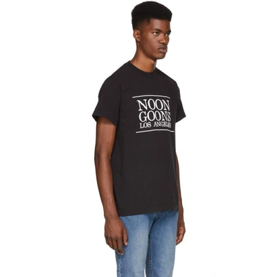 Shop Noon Goons Black Los Angeles T-shirt
