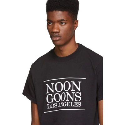 Shop Noon Goons Black Los Angeles T-shirt