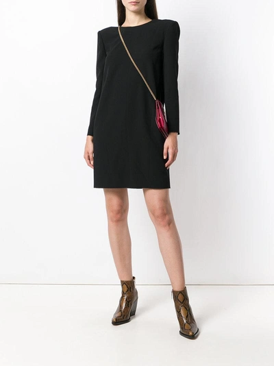 Shop Givenchy Structured Shoulder Mini Dress