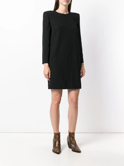 Shop Givenchy Structured Shoulder Mini Dress