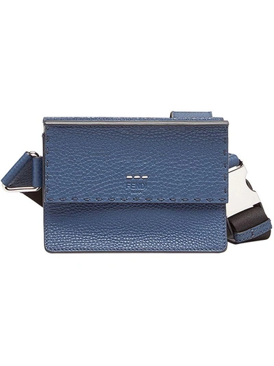 Shop Fendi Mini Shoulder Bag - Blue