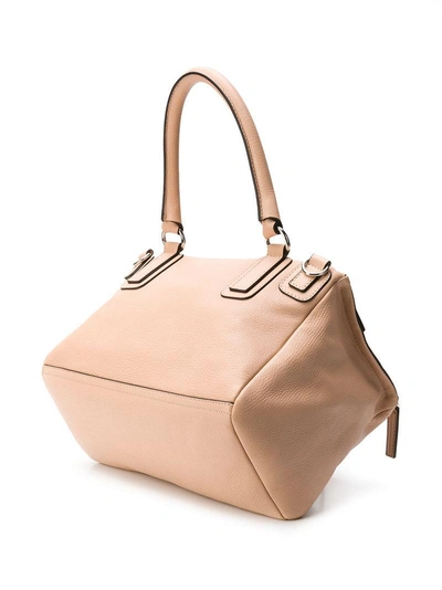 Shop Givenchy Medium Pandora Bag In Neutrals