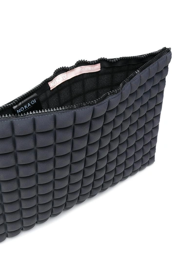 chocolate bar quilted clutch