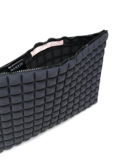 Shop No Ka'oi No Ka' Oi Chocolate Bar Quilted Clutch - Blue