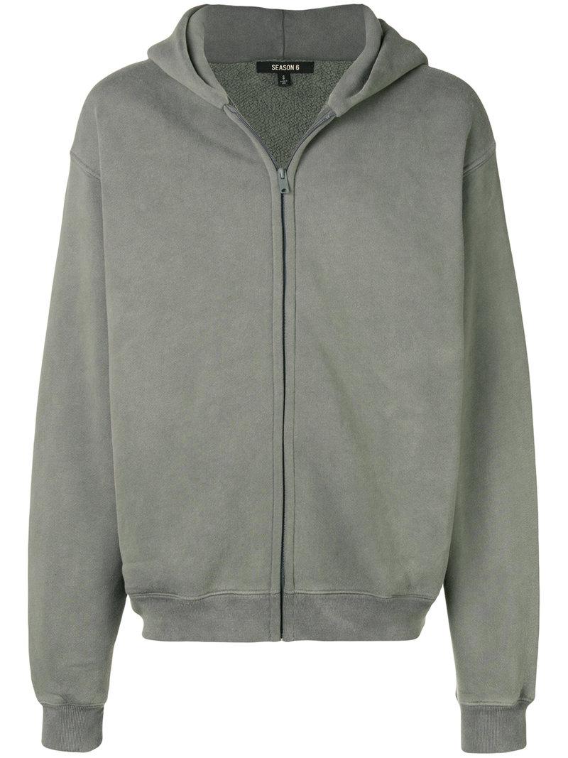 kanye west zip up hoodie