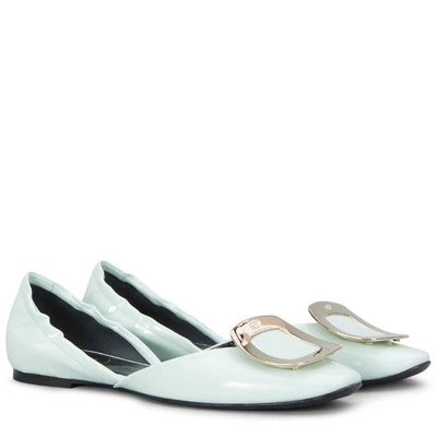 Shop Roger Vivier Chips Ballerinas In Patent Leather
