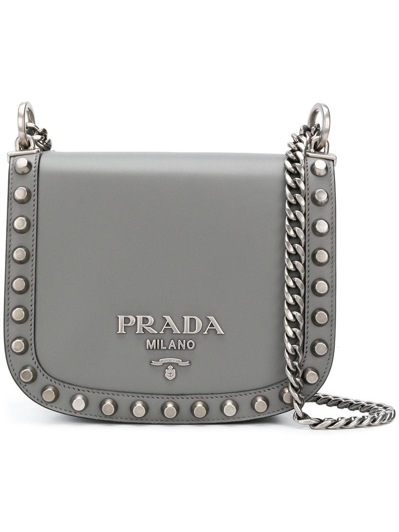 prada studded crossbody