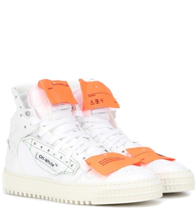 Shop Off-white Off-court 3.0 Leather Sneakers In White