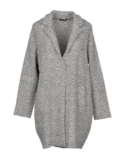 Shop Anneclaire Coats In Light Grey