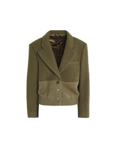 Shop Marc By Marc Jacobs Coat In Military Green