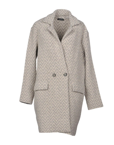 Shop Anneclaire Coats In Grey