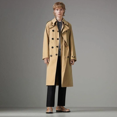 Shop Burberry Gosha X  Reconstructed Trench Coat In Honey