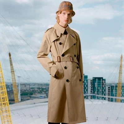 Shop Burberry Gosha X  Reconstructed Trench Coat In Honey