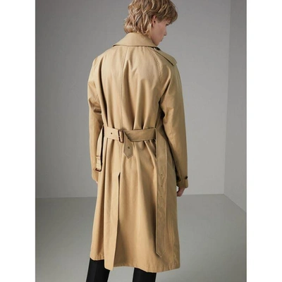 Shop Burberry Gosha X  Reconstructed Trench Coat In Honey