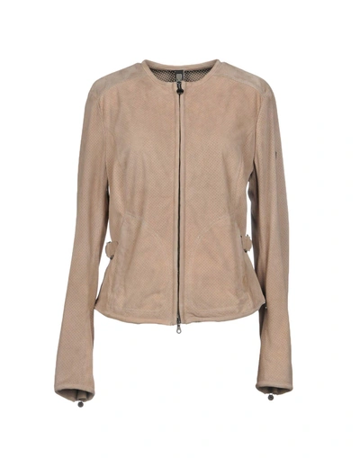 Shop Matchless Leather Jacket In Sand