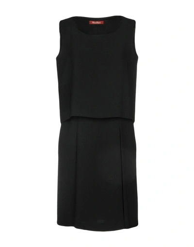 Shop Max Mara 3/4 Length Dresses In Black