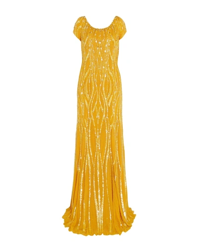 Shop Jenny Packham Formal Dress In Yellow