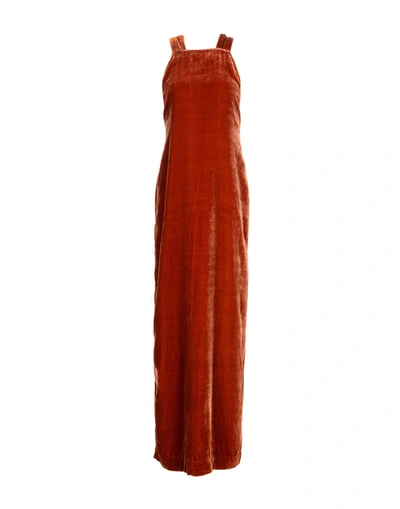 Shop Ulla Johnson Long Dresses In Rust