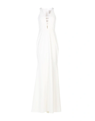 Shop Michelle Mason Long Dress In White