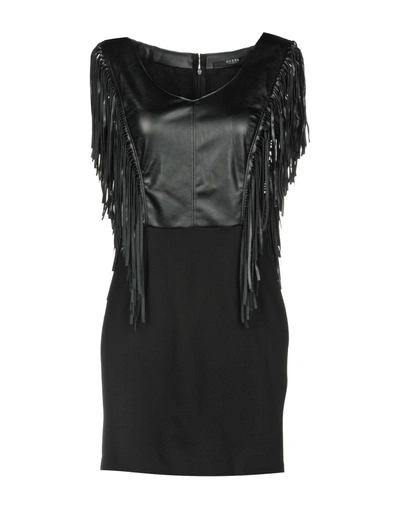 Shop Guess Short Dresses In Black