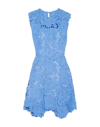 Shop Catherine Deane Short Dress In Sky Blue