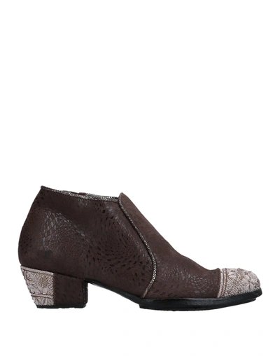 Shop Meher Kakalia Ankle Boot In Dark Brown