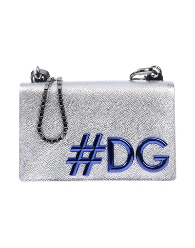 Shop Dolce & Gabbana Handbags In Silver