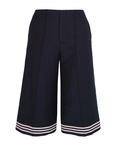 Shop Sea 3/4-length Shorts In Dark Blue