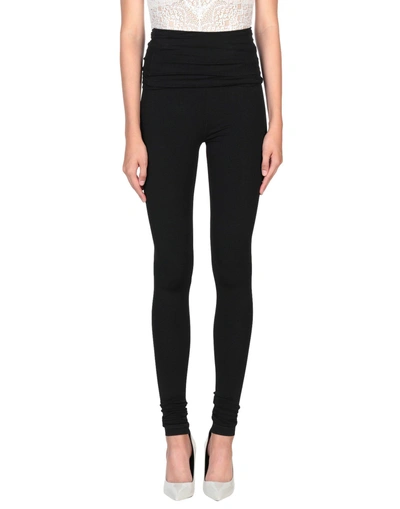 Shop Dolce & Gabbana Leggings In Black