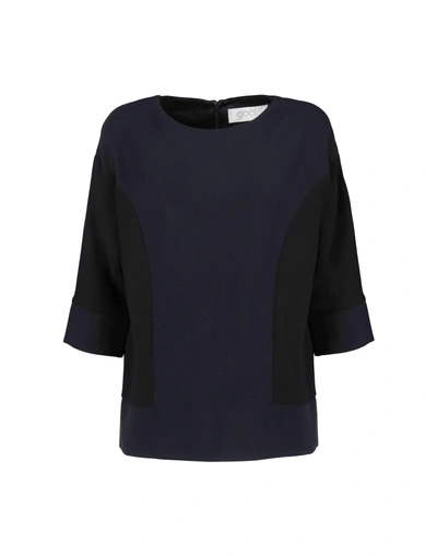 Shop Goat Blouse In Dark Blue