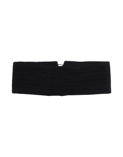 Shop Black Crane Fabric Belt In Black