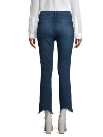Shop 3x1 Eleta Authentic Mid-rise Straight-leg Cropped Jeans