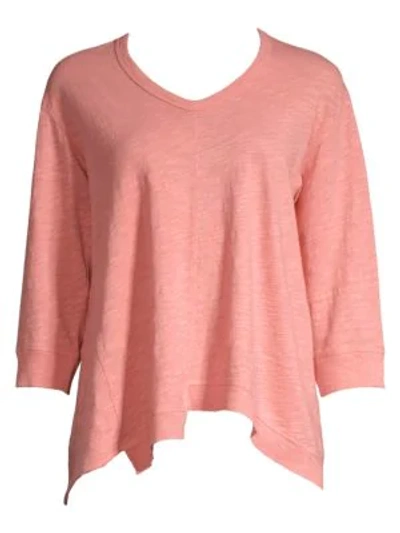 Shop Wilt Seam Cotton Sweatshirt In Strawberry