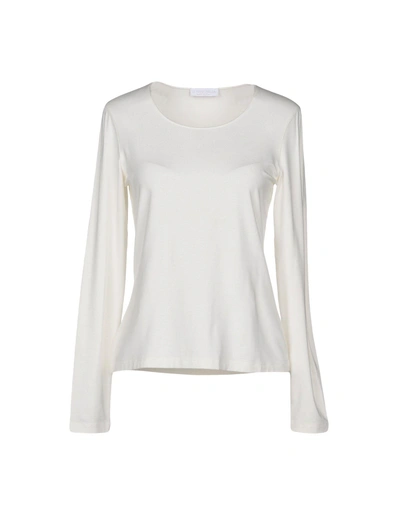 Shop Le Tricot Perugia T-shirt In Ivory