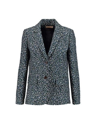 Shop Tory Burch Blazer In Dark Green