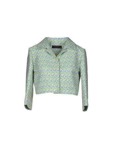 Shop Alessandro Dell'acqua Blazers In Green