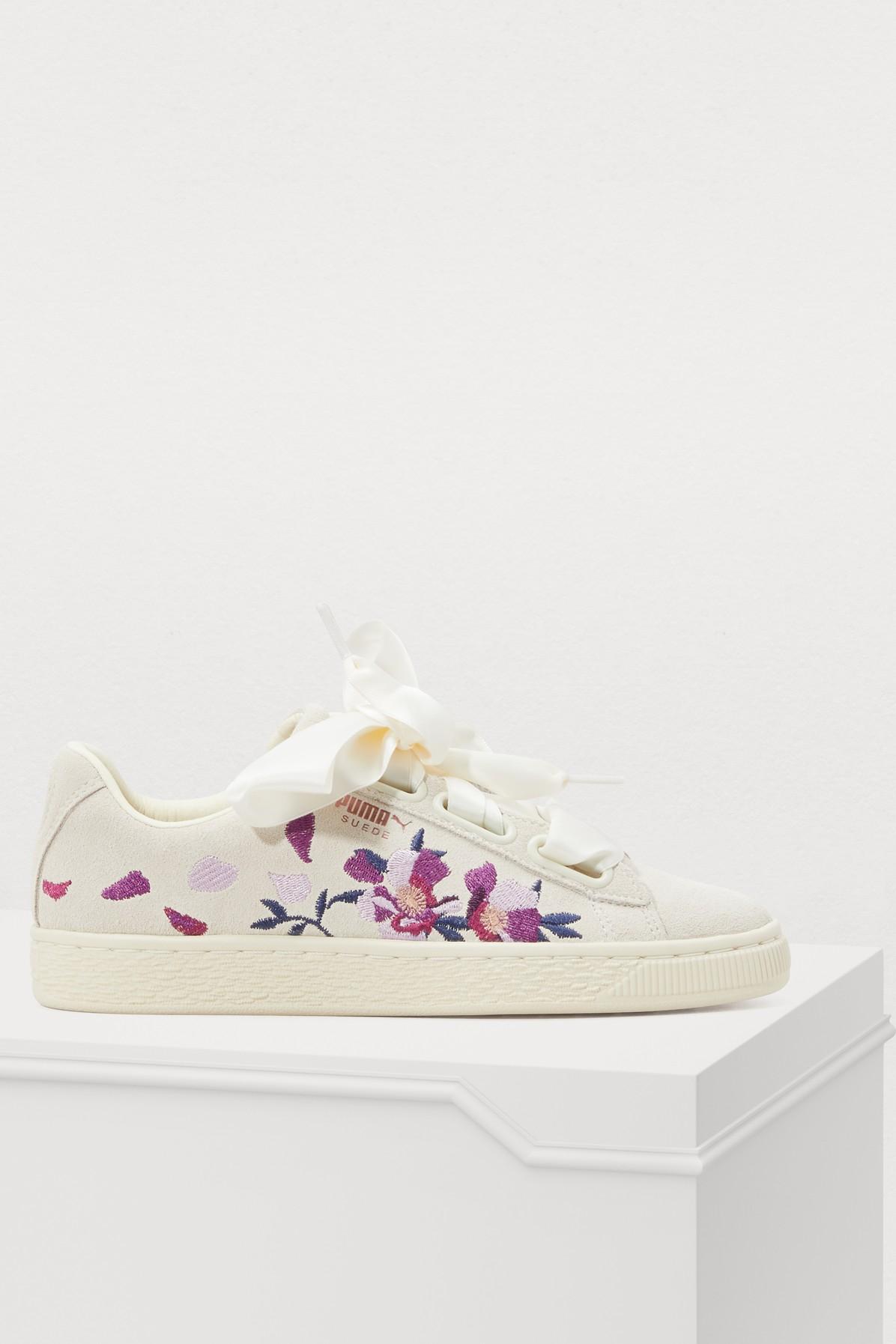 puma heart flowery