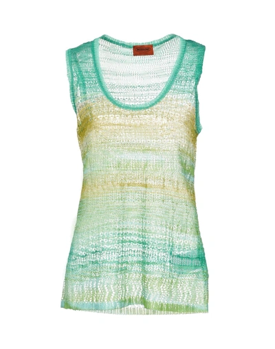 Shop Missoni Sweaters In Light Green