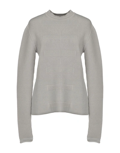 Shop Rick Owens Sweater In Light Grey