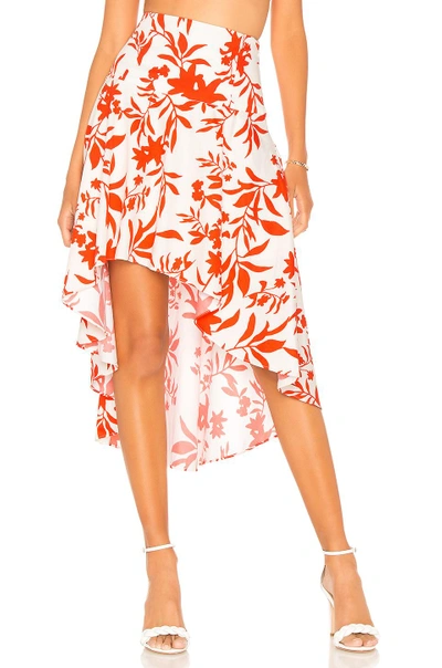 Shop The Jetset Diaries Tiare High Low Skirt In White