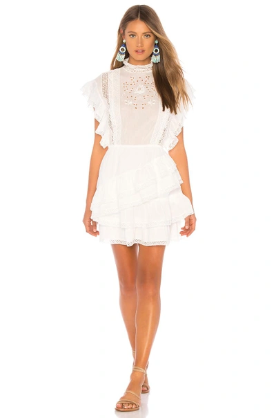 Shop Ulla Johnson Holly Dress In Blanc