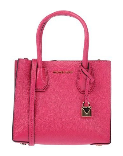 Shop Michael Michael Kors Handbags In Fuchsia