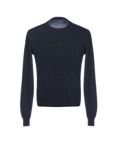 Shop Versace Jeans Sweaters In Dark Blue