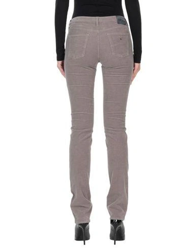 Shop Armani Jeans Casual Pants In Khaki