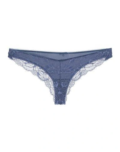 Shop Christies G-strings In Slate Blue