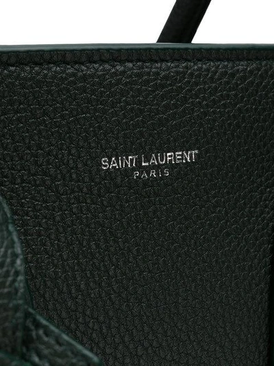 Shop Saint Laurent Sac De Jour Tote Bag - Green