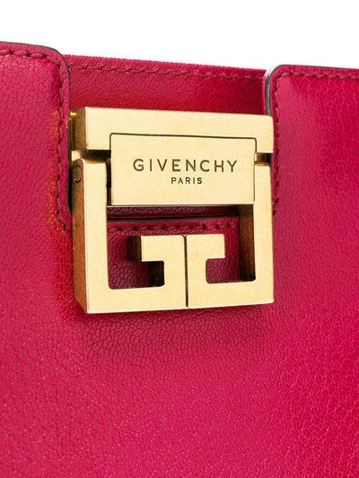Shop Givenchy Flat Grained Evening Clutch In Pink
