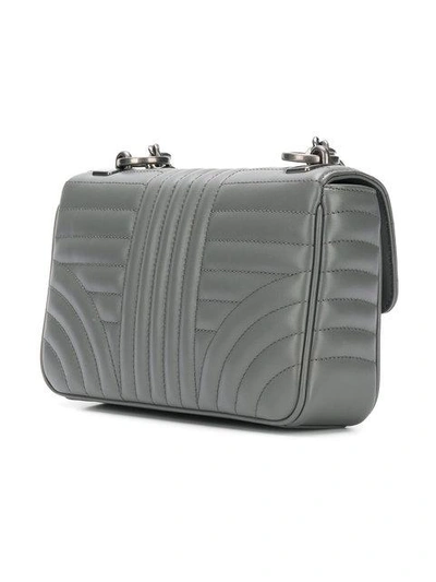 Shop Prada Diagramme Bag - Grey