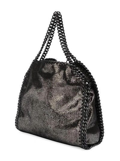 Shop Stella Mccartney Falabella Mini Tote In Black